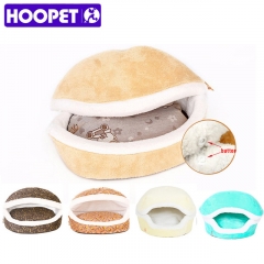 Warm Cat Bed House Hamburger bed