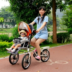 Yabby-bike baby bike stroller, mother