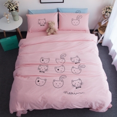 Cotton vs pink bedding lovely