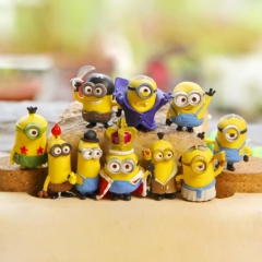 10pcs/set Minions decoration action