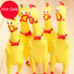 17cm Shrilling Rubber Chicken Jokes