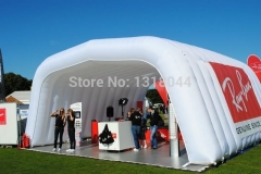 Hot selling outdoor inflatable tent, white