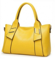 2020 new yellow leather women's  handbag